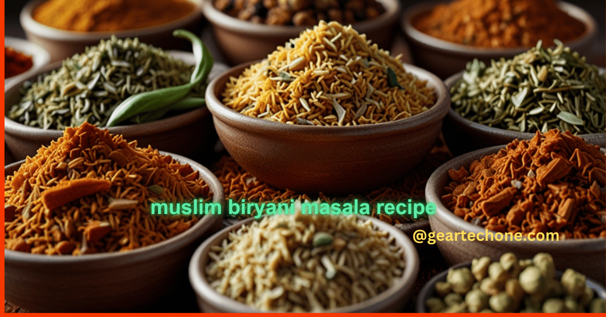 muslim biryani masala recipe