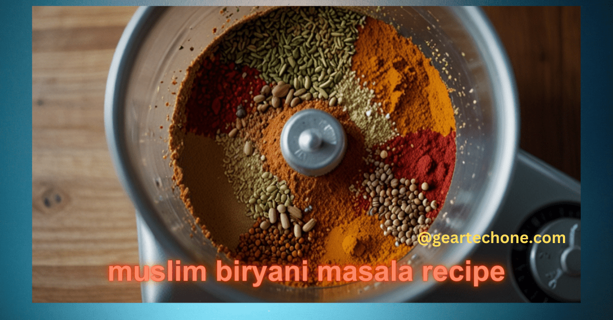 muslim biryani masala recipe