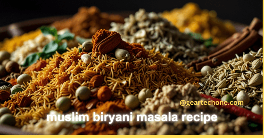 muslim biryani masala recipe